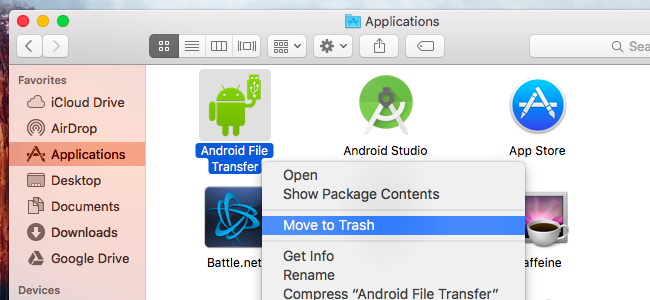 Unable To Move App To Trash Mac